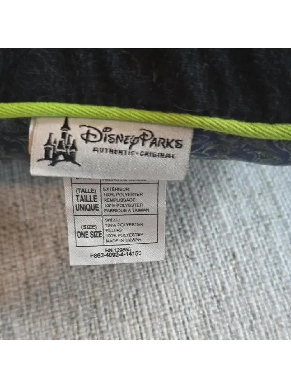 Tinkerbell Neverland Awaits Plush Pillow Disney Parks 12 X 12 inch